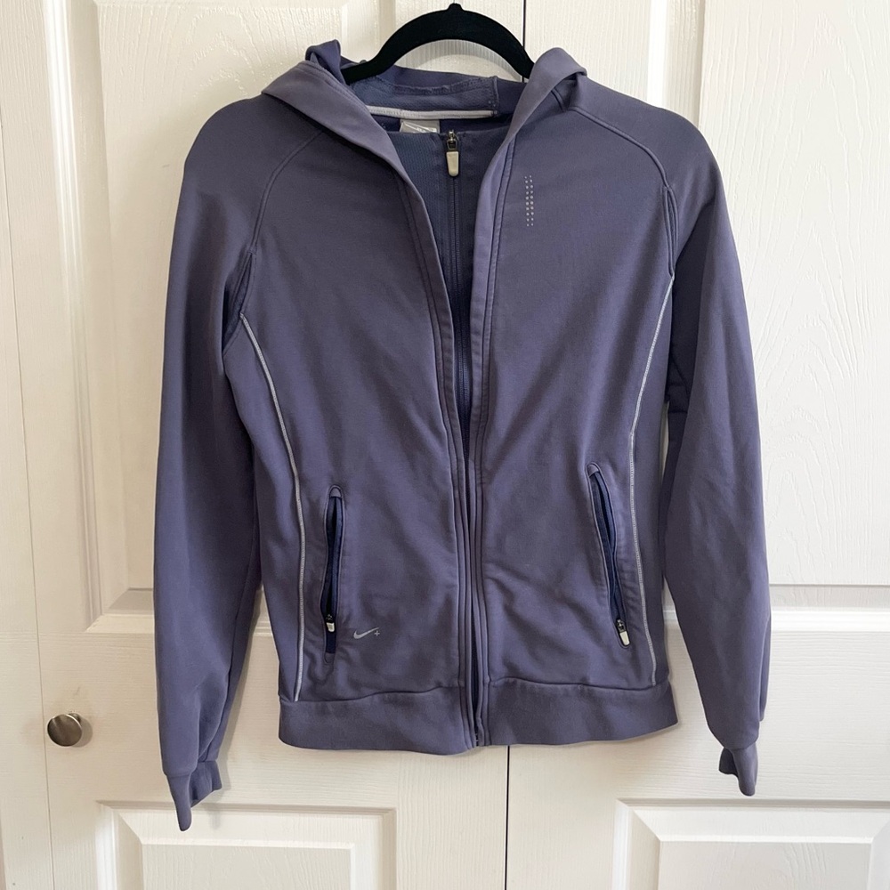 Nike Purple Running Jacket Small - Picture 1 of 4